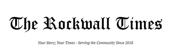 The Rockwall Times Logo. Your Story, Your Times - Serving the Community Since 2018