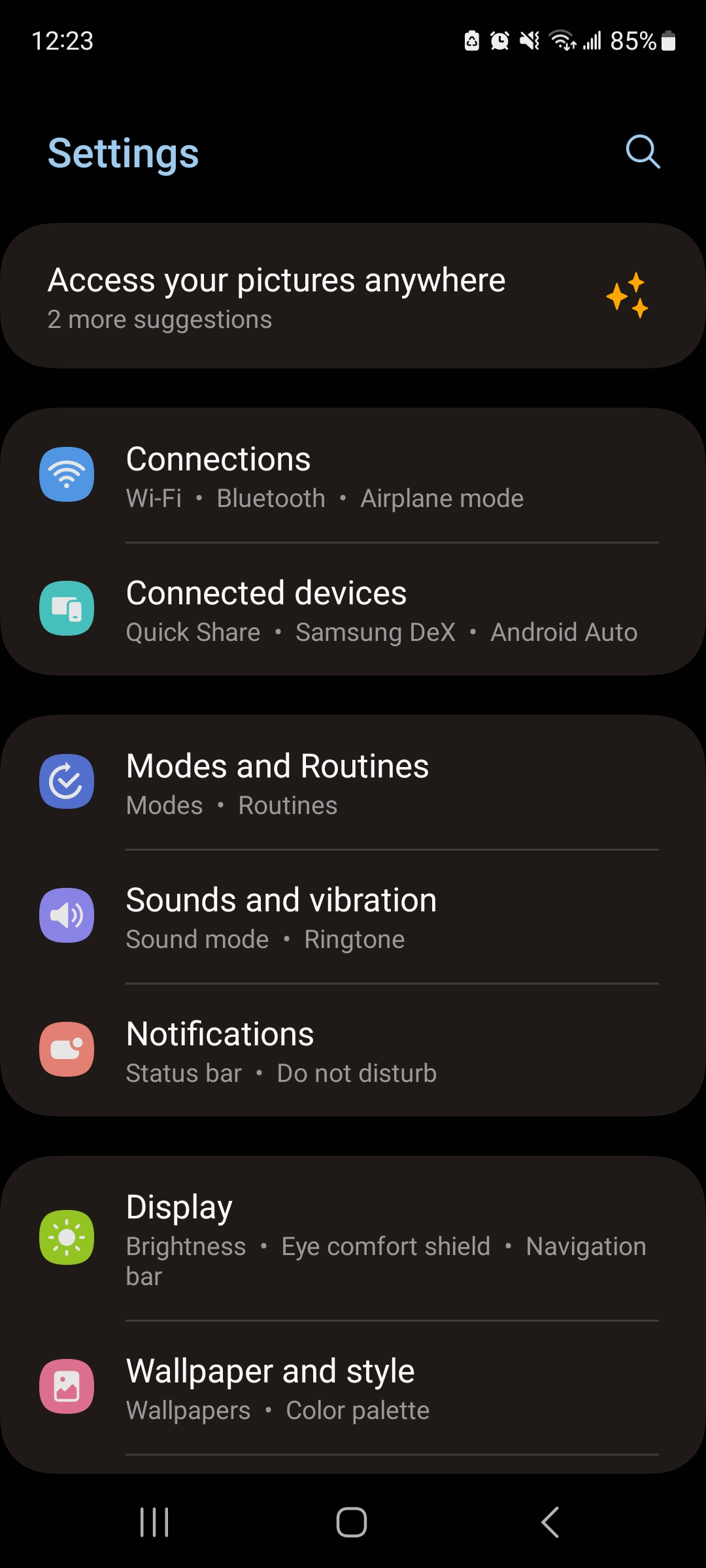 2. Settings (Without my Name)